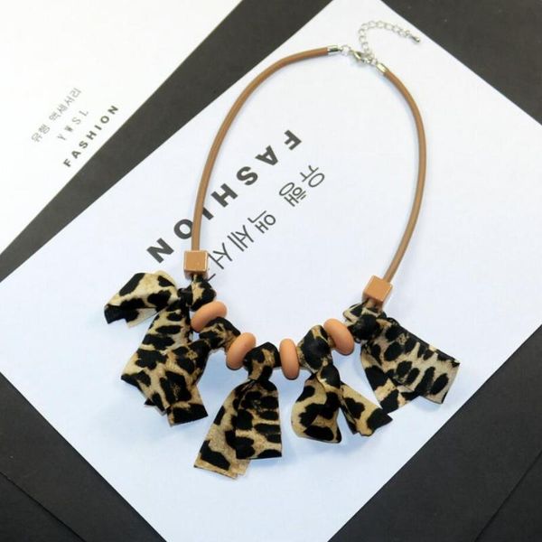 48cm length leopard fabric knots women`s short collar trendy necklace chokers, Golden;silver
48cm length leopard fabric knots women`s short collar trendy necklace chokers, Golden;silver