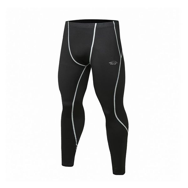 men's pants wholesale quality mma bjj gym leggings custom compression men, Black