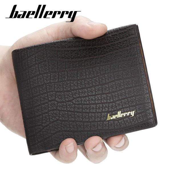 wallets baellerry 2021 vintage men leather bifold korean men's purse card holder designer wallet, Red;black
wallets baellerry 2021 vintage men leather bifold korean men's purse card holder designer wallet, Red;black