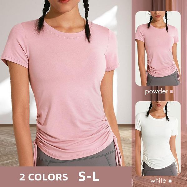 yoga outfit women short sport t-shirts running shirt quick dry fitness gym elastic belt casual workout crop bandage blouses
yoga outfit women short sport t-shirts running shirt quick dry fitness gym elastic belt casual workout crop bandage blouses