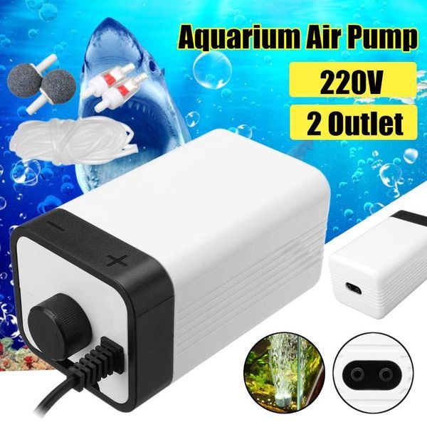 ct-202 aqua aquarium air pump oxygen fountain pond aerator water fish tank 2 outlet pumps & accessories
ct-202 aqua aquarium air pump oxygen fountain pond aerator water fish tank 2 outlet pumps & accessories