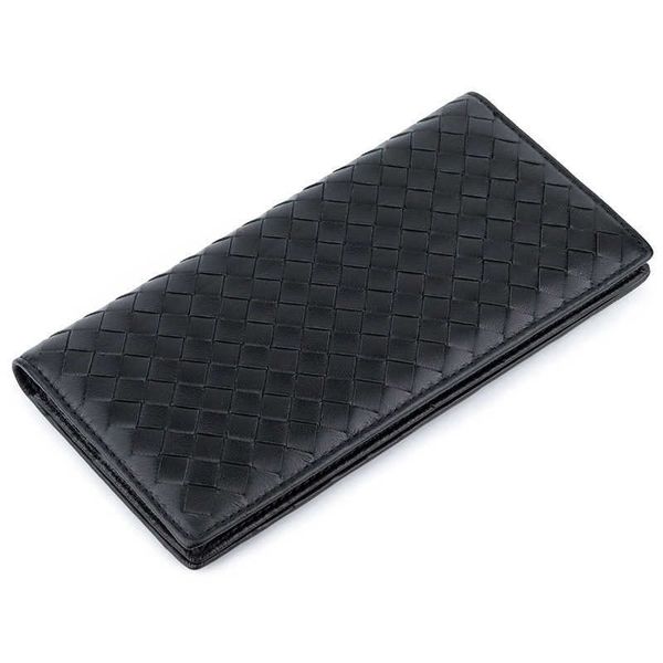 sheep long wallet soft leather suit bag hand woven double fold bank card, Black
sheep long wallet soft leather suit bag hand woven double fold bank card, Black
