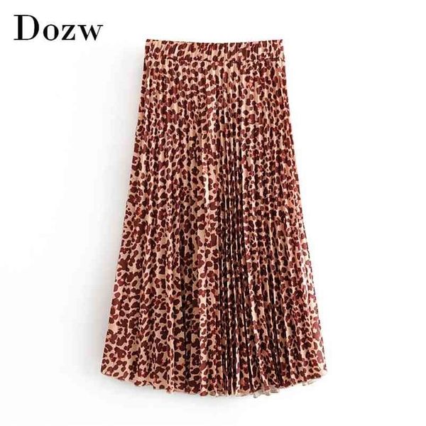 chic leopard print pleated long skirt women elastic high waist vintage midi ladies s faldas mujer moda 210515, Black
chic leopard print pleated long skirt women elastic high waist vintage midi ladies s faldas mujer moda 210515, Black