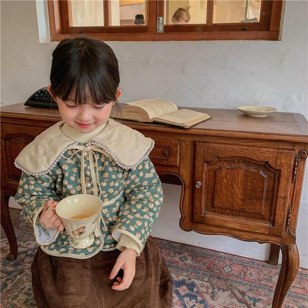 jackets girls coat jacket thicken plus velvet 2021 flower winter autumn cotton plus size overcoat children's clothes, Blue;gray
jackets girls coat jacket thicken plus velvet 2021 flower winter autumn cotton plus size overcoat children's clothes, Blue;gray
