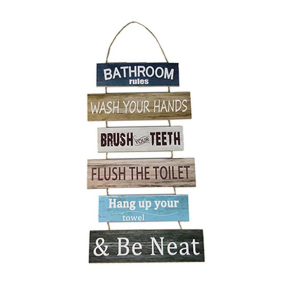 decorative objects & figurines farmhouse accessories letters european style home decor funny bathroom rules toilet crafts gift wooden wall h
decorative objects & figurines farmhouse accessories letters european style home decor funny bathroom rules toilet crafts gift wooden wall h
