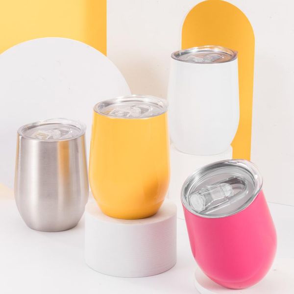 12oz eggshell cup 304 stainless steel vacuum double layer u-shaped red wine creative coffee office tea water bottles
12oz eggshell cup 304 stainless steel vacuum double layer u-shaped red wine creative coffee office tea water bottles
