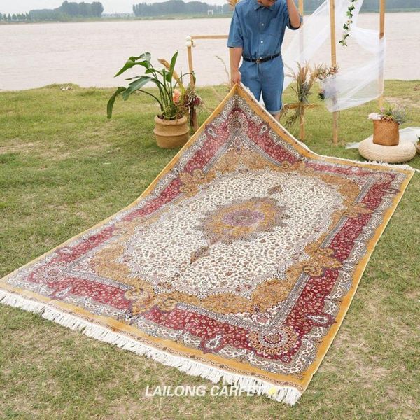 carpets 6'x9' handmade living room silk rugs floral hand knotted oriental carpet (yl0286)
carpets 6'x9' handmade living room silk rugs floral hand knotted oriental carpet (yl0286)
