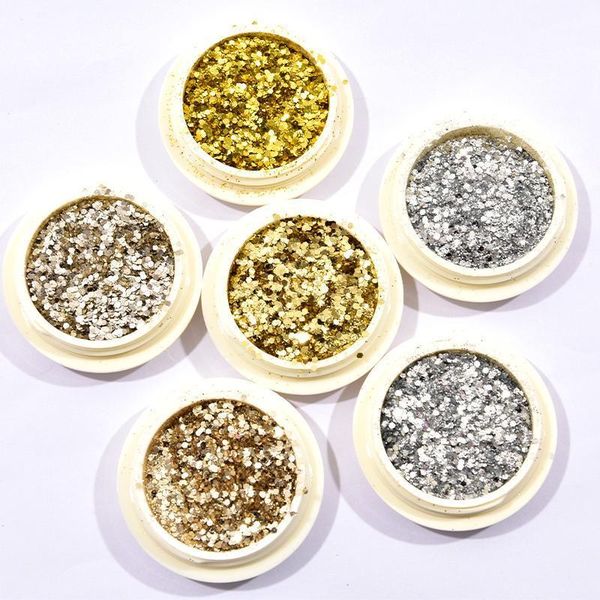 nail glitter 6jars/lot mixed size powder pigment 3ml/jar for gel art decoration flakes dust jdsk(36)1, Silver;gold
nail glitter 6jars/lot mixed size powder pigment 3ml/jar for gel art decoration flakes dust jdsk(36)1, Silver;gold