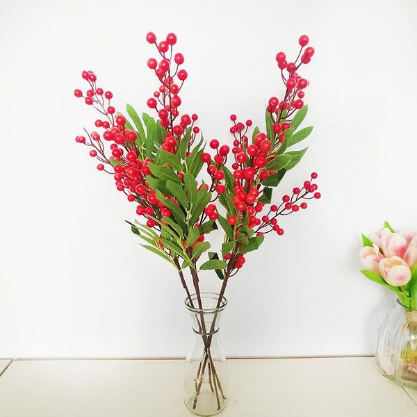 decorative flowers & wreaths 3pcs artificial foam red berries home decor flower bunch christmas supplies green plant berry
decorative flowers & wreaths 3pcs artificial foam red berries home decor flower bunch christmas supplies green plant berry
