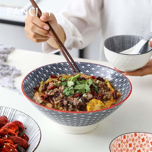 japanese-style ceramic restaurant household noodle bowl underglaze color large-scale glaze ramen big soup beef bowls
japanese-style ceramic restaurant household noodle bowl underglaze color large-scale glaze ramen big soup beef bowls