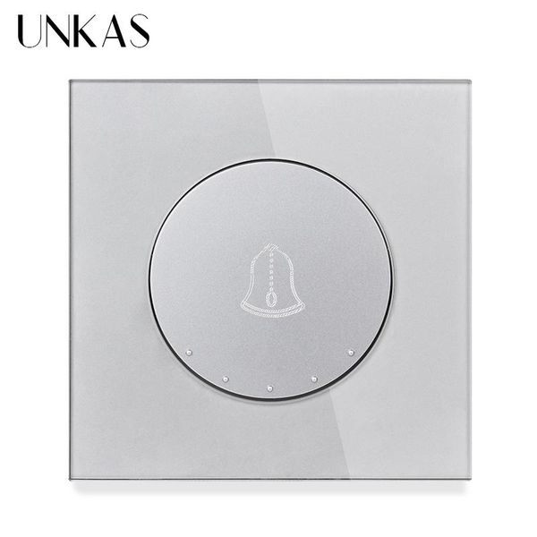 smart home control unkas 1 gang grey doorbell wall light switch 86mm*86mm knight black white golden gray tempered crystal glass panel
smart home control unkas 1 gang grey doorbell wall light switch 86mm*86mm knight black white golden gray tempered crystal glass panel