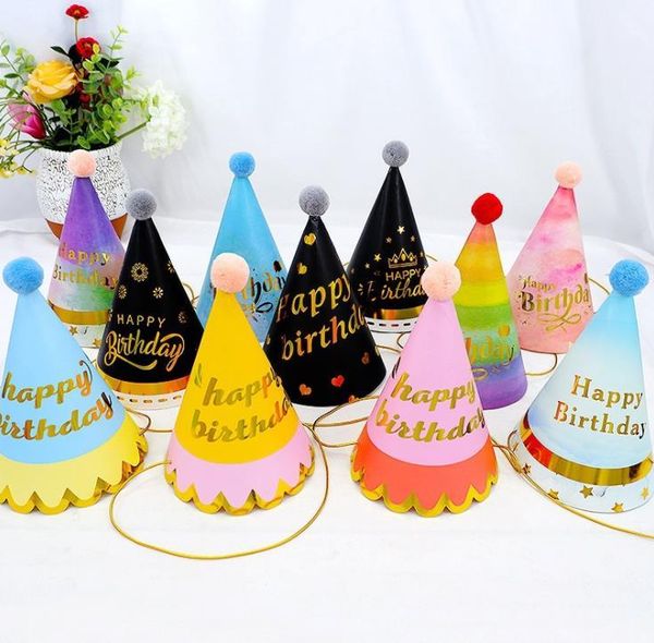 party hats happy birthday hat children's baby furry ball colorful red series decor sn1347
party hats happy birthday hat children's baby furry ball colorful red series decor sn1347