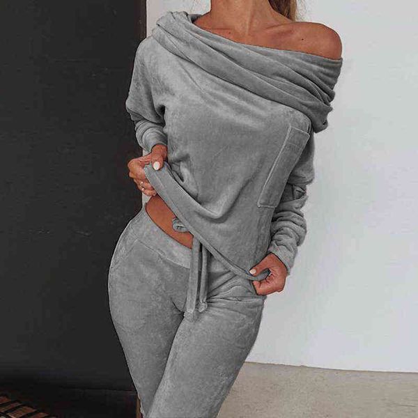plus size 5xl fall fashion clothes for women solid color off shoulder womens clothing sports women suits joggers women set, White
plus size 5xl fall fashion clothes for women solid color off shoulder womens clothing sports women suits joggers women set, White