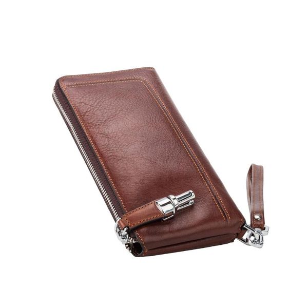 wallets vintage clutch male handbag italian oil wax phone bag men's metallic zip safty lock genuine leathe wallet, Red;black
wallets vintage clutch male handbag italian oil wax phone bag men's metallic zip safty lock genuine leathe wallet, Red;black
