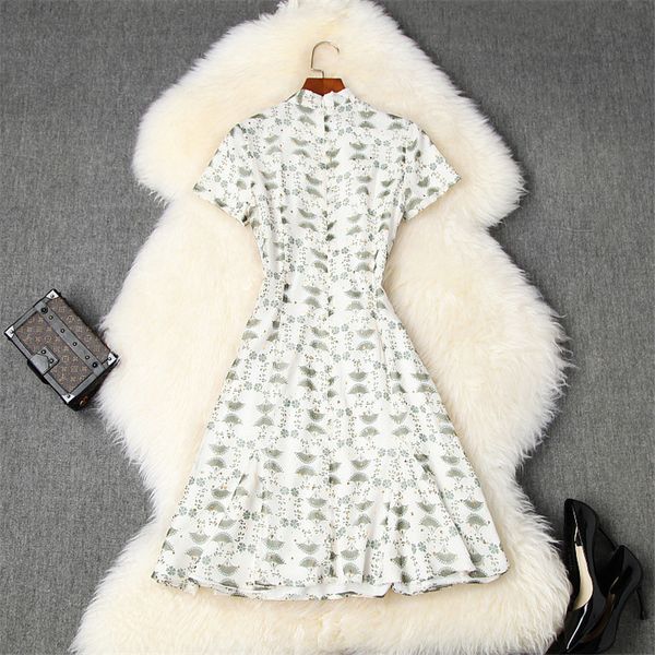 two piece dress cheongsam style summer short sleeve women's dress elegant designer collar vintage mini party cb5u, White
two piece dress cheongsam style summer short sleeve women's dress elegant designer collar vintage mini party cb5u, White