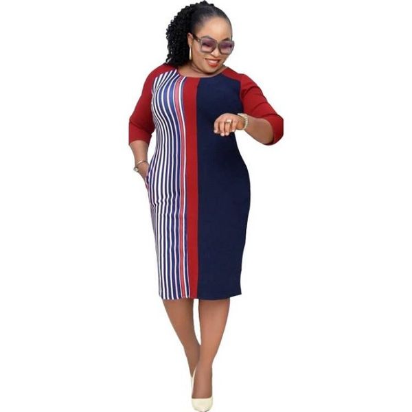 casual dresses t shirt pencil dress women fashion striped patchwork outfits autumn knee length 3/4 sleeve office lady vestidos 2021, Black;gray
casual dresses t shirt pencil dress women fashion striped patchwork outfits autumn knee length 3/4 sleeve office lady vestidos 2021, Black;gray