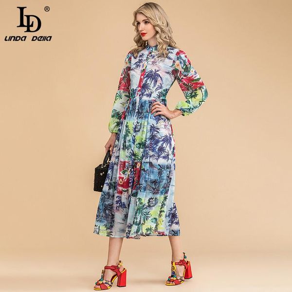 della summer vintage print midi dress women fashion designer long sleeve single-breasted chiffon shirt style casual dresses, Black;gray
della summer vintage print midi dress women fashion designer long sleeve single-breasted chiffon shirt style casual dresses, Black;gray