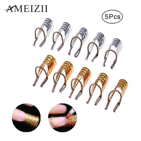 nail art kits ameizii 5pcs c curved shape extension guide tips french foil form acrylic gel uv design reusable metal manicure molds
nail art kits ameizii 5pcs c curved shape extension guide tips french foil form acrylic gel uv design reusable metal manicure molds