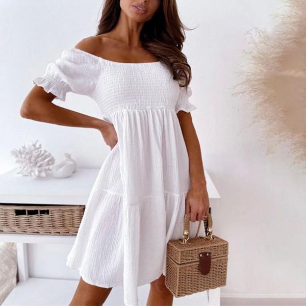 casual dresses women backless mini dress summer fashion lady slash neck white puff sleeve big swing party beach robe femme, Black;gray
casual dresses women backless mini dress summer fashion lady slash neck white puff sleeve big swing party beach robe femme, Black;gray