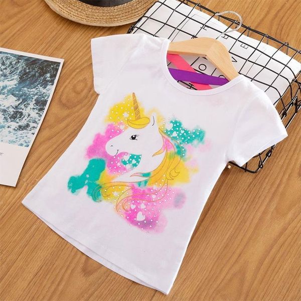 summer fashion unicorn girls t shirt for kids party children clothes tees clothing size 2 8 years, Blue
summer fashion unicorn girls t shirt for kids party children clothes tees clothing size 2 8 years, Blue