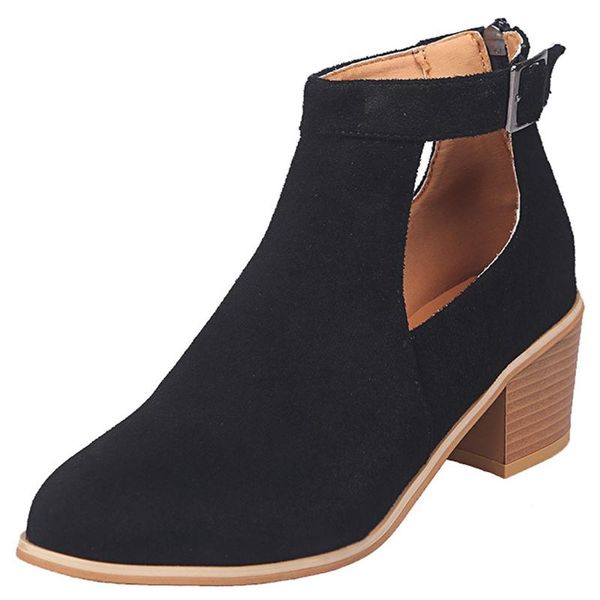 dress shoes jaycosin high heel suede headband wild ladies casual boots bare women short single, Black
dress shoes jaycosin high heel suede headband wild ladies casual boots bare women short single, Black