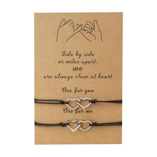 charm bracelets fashion couple stainless steel love heart interlocking bracelet simple jewelry women's gifts men's accessories, Golden;silver
charm bracelets fashion couple stainless steel love heart interlocking bracelet simple jewelry women's gifts men's accessories, Golden;silver