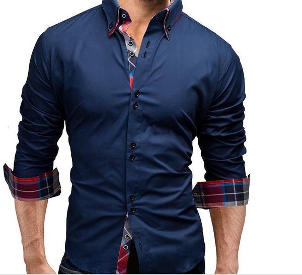 men's shirts fashion designer panelled mens clothing casual slim long sleeve boy autumn luxury men, White;black
men's shirts fashion designer panelled mens clothing casual slim long sleeve boy autumn luxury men, White;black