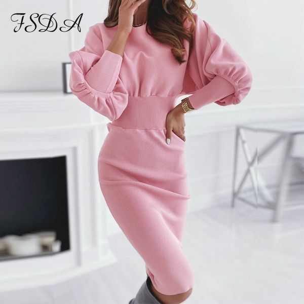 2021o neck long puff sleeve bodycon dress knitted women casual midi autumn winter black party dresses 2021 fashion, Black;gray
2021o neck long puff sleeve bodycon dress knitted women casual midi autumn winter black party dresses 2021 fashion, Black;gray