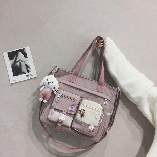 ladies shoulder bag cute large capacity single messenger japanese students class tote material student backpack
ladies shoulder bag cute large capacity single messenger japanese students class tote material student backpack