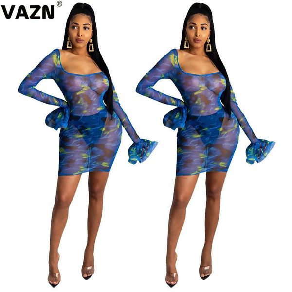 casual dresses vazn 2021 special plus size see through lace night club open round neck full sleeve high waist women thin mini dress, Black;gray
casual dresses vazn 2021 special plus size see through lace night club open round neck full sleeve high waist women thin mini dress, Black;gray