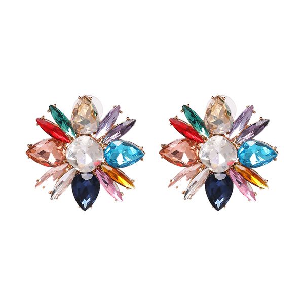 cute crystal rhinestone flower stud earrings for women fashion statement earrings for girls jewelry gifts, Golden;silver
cute crystal rhinestone flower stud earrings for women fashion statement earrings for girls jewelry gifts, Golden;silver