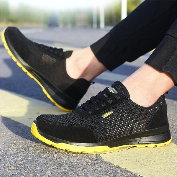boots steel toe work men anti-smash anti puncture breathable lightweight safety shoes men-sneakers zapatillas de seguridad, Black
boots steel toe work men anti-smash anti puncture breathable lightweight safety shoes men-sneakers zapatillas de seguridad, Black