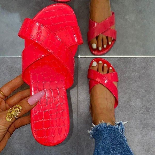 slippers women's outer wear beach multi-color flat-bottomed cross belt sandals versatile personality, Black
slippers women's outer wear beach multi-color flat-bottomed cross belt sandals versatile personality, Black