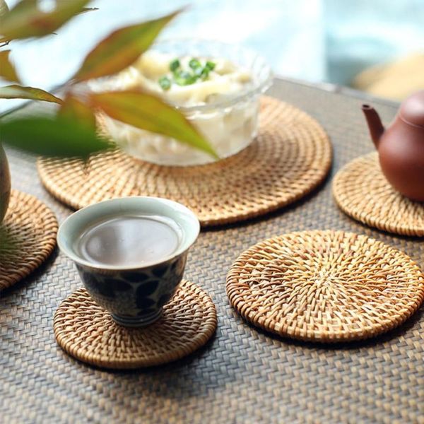 mats & pads 1 piece brown vietnam rattan weaving round tea cup mat ceremony tools western placemat coffee tableware accessories
mats & pads 1 piece brown vietnam rattan weaving round tea cup mat ceremony tools western placemat coffee tableware accessories