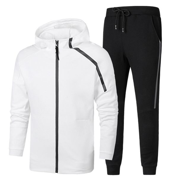men's tracksuits sports suit men 2021 spring and autumn casual running sportswear hooded jacket sweater cardigan two-piece three-piece, Gray
men's tracksuits sports suit men 2021 spring and autumn casual running sportswear hooded jacket sweater cardigan two-piece three-piece, Gray