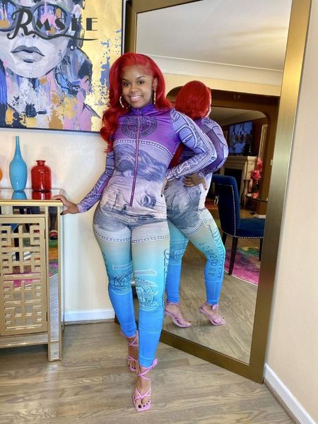 european and american women's zipper leisure long sleeve banknote printed sports jumpsuit jumpsuits & rompers, Black;white
european and american women's zipper leisure long sleeve banknote printed sports jumpsuit jumpsuits & rompers, Black;white