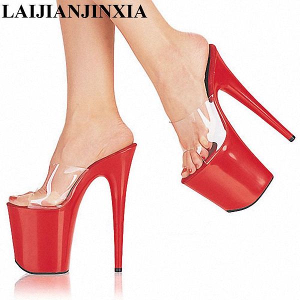 slippers laijianjinxia classic translucent women peep toe high heel platforms pole dance platform slip-on slides shoes, Black
slippers laijianjinxia classic translucent women peep toe high heel platforms pole dance platform slip-on slides shoes, Black