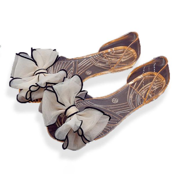 sandals bowknot women summer sweet jelly shoes woman crystal transparent flats casual beach ladies platform y, Black
sandals bowknot women summer sweet jelly shoes woman crystal transparent flats casual beach ladies platform y, Black
