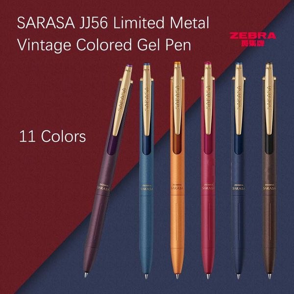 gel pens 1pc zebra sarasa vintage pen jj56 retro color ink metal limited penholder sign office school supplies stationery
gel pens 1pc zebra sarasa vintage pen jj56 retro color ink metal limited penholder sign office school supplies stationery