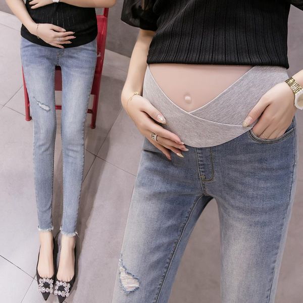 maternity bottoms 9/10 ripped low waist belly stretch denim skinny jeans summer autumn pencil pants for pregnant women pregnancy, White
maternity bottoms 9/10 ripped low waist belly stretch denim skinny jeans summer autumn pencil pants for pregnant women pregnancy, White