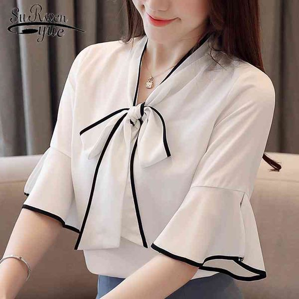 womens and blouses short sleeve white chiffon camisas mujer blusas de moda 4098 50 210508
womens and blouses short sleeve white chiffon camisas mujer blusas de moda 4098 50 210508