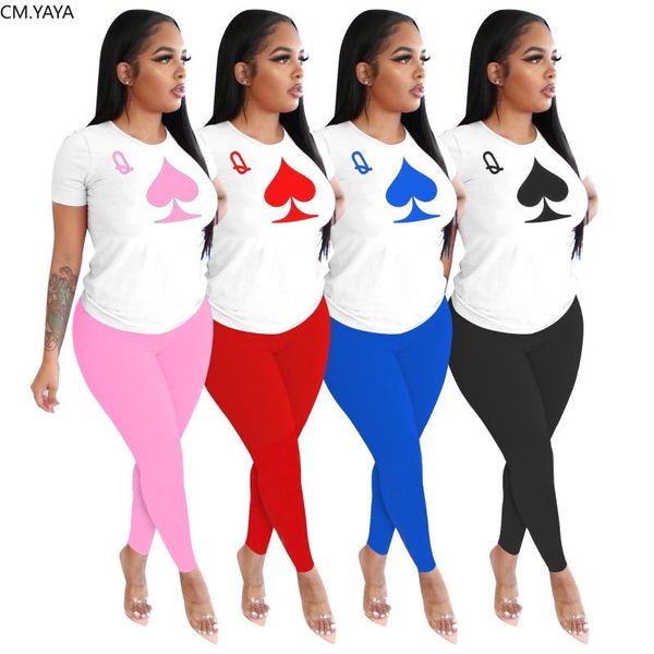 women's tracksuits cm.yaya poker card spade heart q print set t-shirt sweatpant jogger suit tracksuit pants 2pcs matching outfit, Gray
women's tracksuits cm.yaya poker card spade heart q print set t-shirt sweatpant jogger suit tracksuit pants 2pcs matching outfit, Gray