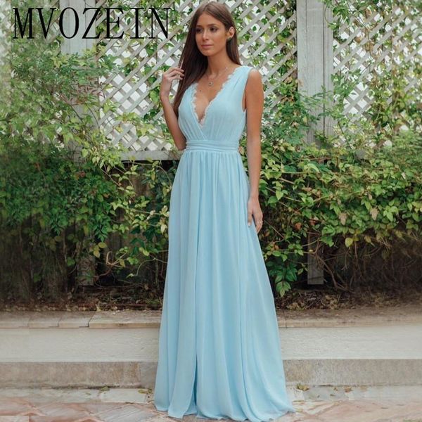 party dresses vestidos sky blue evening dress 2021 chiffon a-line v-neck sleeveless elegant long abendkleider, White;black
party dresses vestidos sky blue evening dress 2021 chiffon a-line v-neck sleeveless elegant long abendkleider, White;black