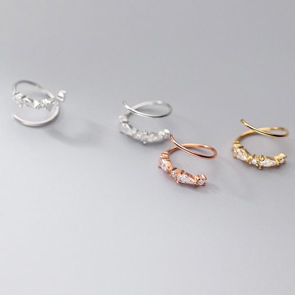 hoop & huggie 925 silver spiral earrings rhinestone crystal twisted piercing for women girls simple style gift, Golden;silver
hoop & huggie 925 silver spiral earrings rhinestone crystal twisted piercing for women girls simple style gift, Golden;silver