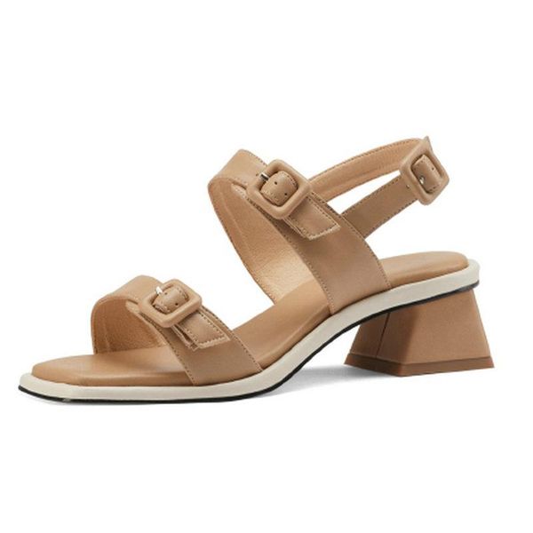 sandals back strap women 2021 summer genuine leather shoes for fashion est working office lady woman, Black
sandals back strap women 2021 summer genuine leather shoes for fashion est working office lady woman, Black