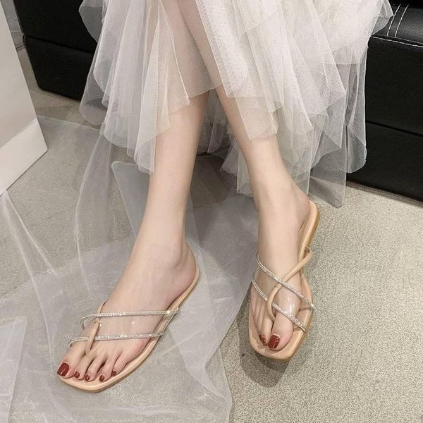 slippers 2021 summer sandals and women fashion rhinestone set toe stiletto flat outer wear, Black
slippers 2021 summer sandals and women fashion rhinestone set toe stiletto flat outer wear, Black