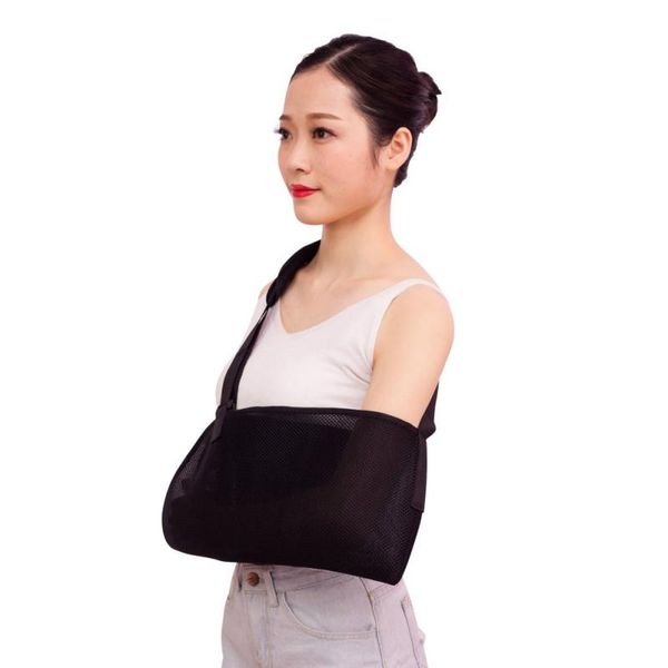 sports breathable mesh shoulder arm sling elbow brace support adjustable split strap immobilizer & knee pads, Black;gray
sports breathable mesh shoulder arm sling elbow brace support adjustable split strap immobilizer & knee pads, Black;gray