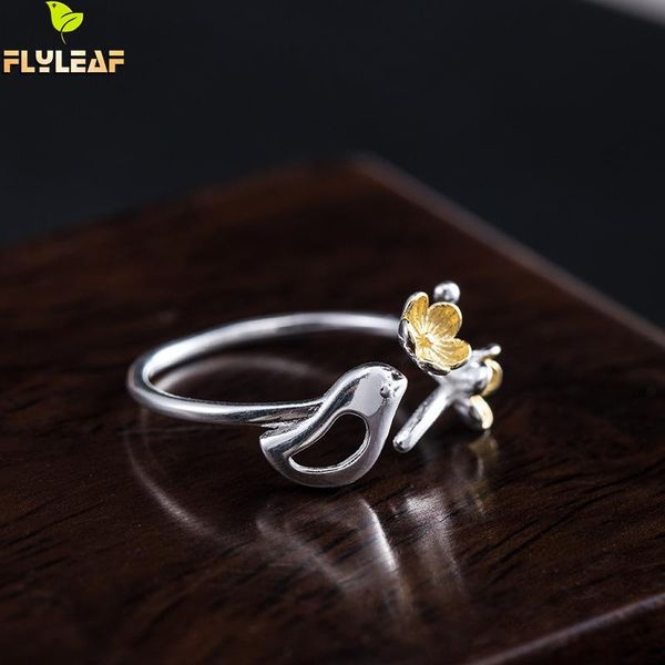 cluster rings 925 sterling silver flowers birds open for women china vintage style female party fine jewelry flyleaf, Golden;silver
cluster rings 925 sterling silver flowers birds open for women china vintage style female party fine jewelry flyleaf, Golden;silver