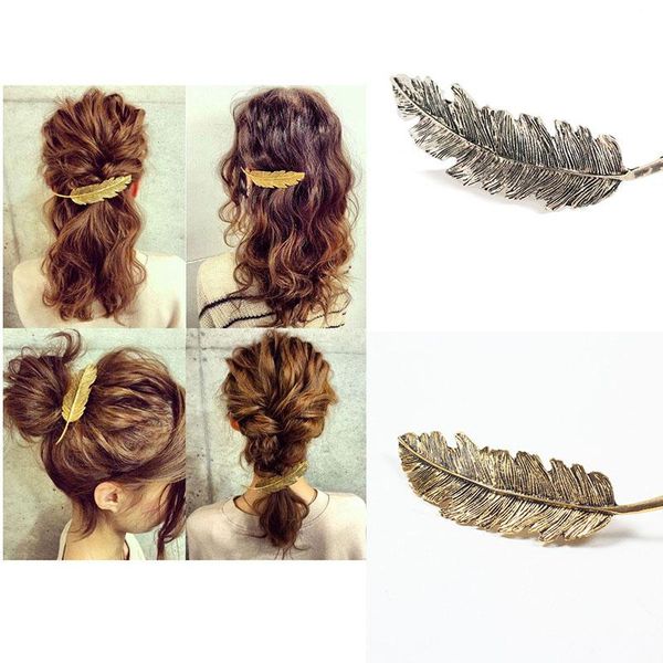 hair clips & barrettes fashion korean leaf feather shaped women styling hairpins for girls decorations hairdress, Golden;silver
hair clips & barrettes fashion korean leaf feather shaped women styling hairpins for girls decorations hairdress, Golden;silver