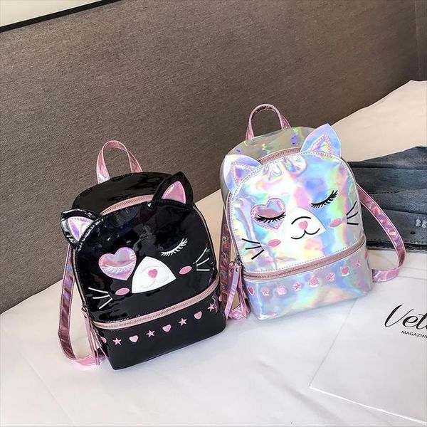 holographic fashion women backpack teenage girls cute kitten transparent laser candy schoolbag school bag female
holographic fashion women backpack teenage girls cute kitten transparent laser candy schoolbag school bag female